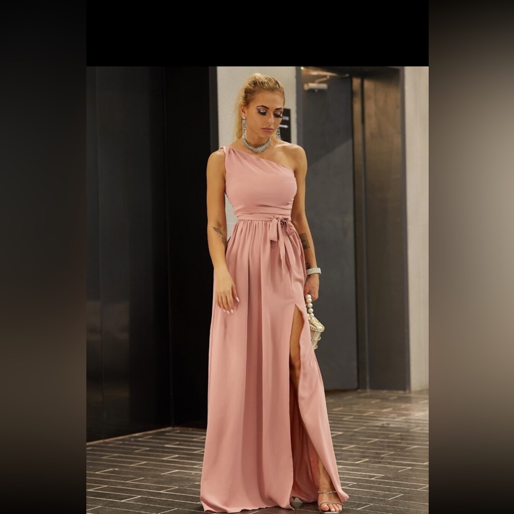 Pink prom dress